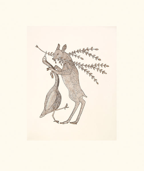 2025 PRINT Dorset Collection by QAVAVAU MANUMIE *Spring Companions*