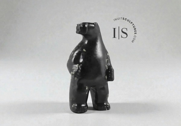 7" Standing Bear by Louie Uttaq Gjoa Haven *Monolithic Stone"