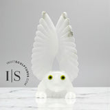 14" Owl by Toonoo Sharky *White Cliff*