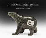 4" SIGNATURE Walking Bear by Tim Pee *Lichen*