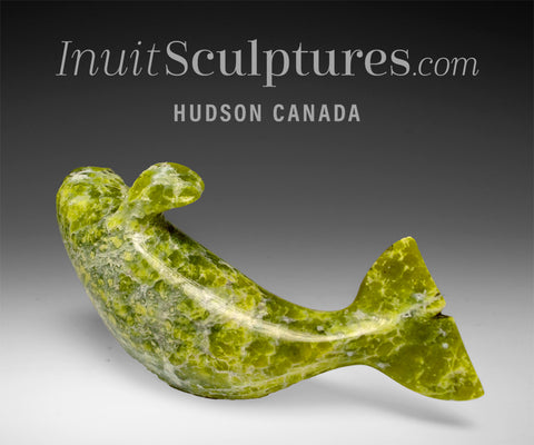 5" Beluga Whale by Pits Qimirpik *F2* EXHIBITION PIECE AUG 14