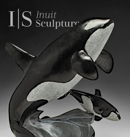 14" SIGNATURE Mother & Calf Orcas Derrald Taylor *Determination*