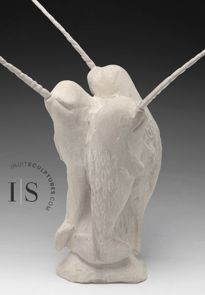 16" School of Narwhals by Esau Kripanik