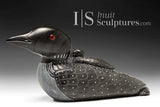 13" SIGNATURE Loon & Chick by Jimmy Iqaluq *First Mate*