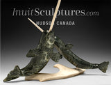 18" Sparring Narwhals by Emataluk Saggiak *Vom Tag*