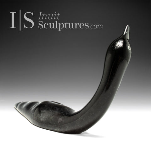 12" Swan by Ning Ashoona *Black Swan*