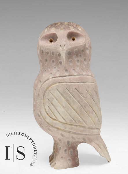 4" Inquisitive Owl by Elisha Ipeele *Lana*