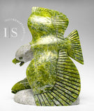 RESERVED** 14" SIGNATURE Eagle & Fish by Pits Qimirpik *Laser Precision*