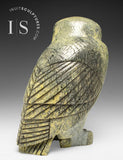 VERY LAST ONE - 9" SIGNATURE Owl by the Late Pits Qimirpik (1956-2024) *Tawny Girl*