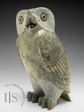 VERY LAST ONE - 9" SIGNATURE Owl by the Late Pits Qimirpik (1956-2024) *Tawny Girl*