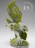 RESERVED** 14" SIGNATURE Eagle & Fish by Pits Qimirpik *Laser Precision*