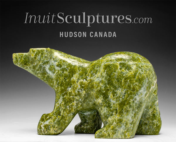 12" Walking Bear by Samayualie Akesuk "Myles To Go"