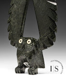 8" SIGNATURE Owl by Sam Qiatsuk *Blackberry*