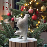 RESERVED** 10" Diving Bear by Tim Pee *Vanilla Bean*