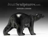 9" SIGNATURE Walking Bear by Tim Pee *Coal*