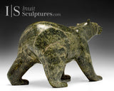 11"  SIGNATURE Walking Bear by Tim Pee *Against the Wind*