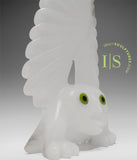 14" Owl by Toonoo Sharky *White Cliff*