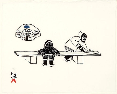 2011 AULAJIJAKKA (THINGS I REMEMBER) by Kananginak Pootoogook