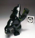 4" Dancing Bear by Mosesee Pootoogook