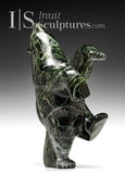 10" Dancing Bear by Allan Sheutiapik *Emerald Gem*