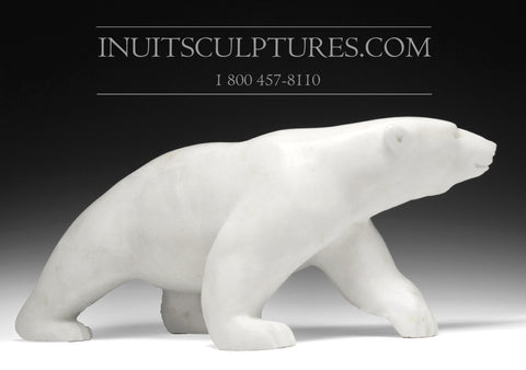 20" Masterpiece Walking Bear by Bill Nasogaluak