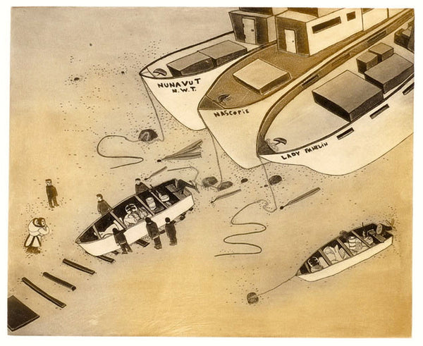 2003 LOW TIDE by Shuvinai Ashoona