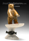 17" Bear and Seals by Louie Uttaq Gjoa Haven *Peek a Boo*