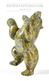 8" Dancing Bear by Qavavau Shaa