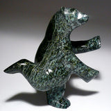 7 1/8"Spotted Dancing Bear by Noo Atsiaq