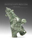 5" Two Way Mottled Green Dancing Bear David Shaa