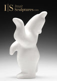 10" White Dancing Bear by Palaya Qiatsuq *Aurora*