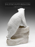 18" Standing Polar Bear by Inuk Charlie *Arctic Royalty*