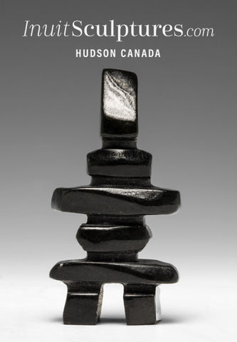 3" Inukshuk by Salomonie Shaa *Black Beauty*