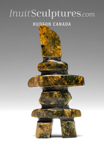 3" Inukshuk by Salomonie Shaa *Glowing Ember*