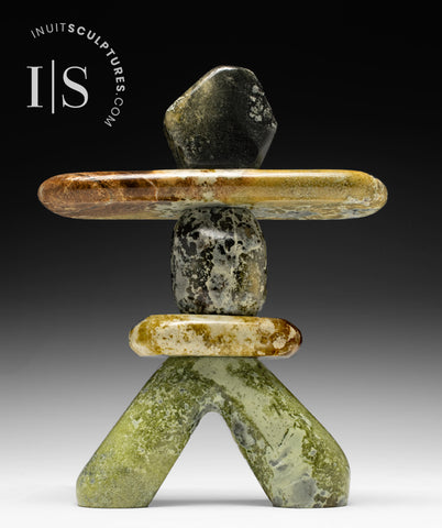 10" SIGNATURE Inukshuk by Paul Bruneau *Harvest*