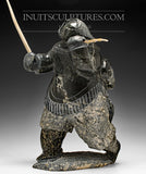 19" Eskimo Drum Dancer by Jaco Ishulutak