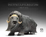 12" Iconic Masterpiece Muskox by Lucassie Ikkidluaq