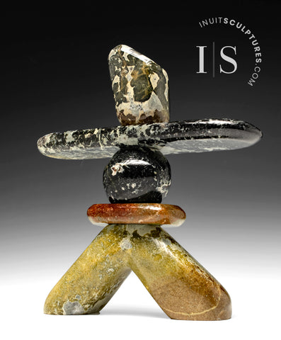 10" SIGNATURE Inukshuk by Paul Bruneau *Chip*