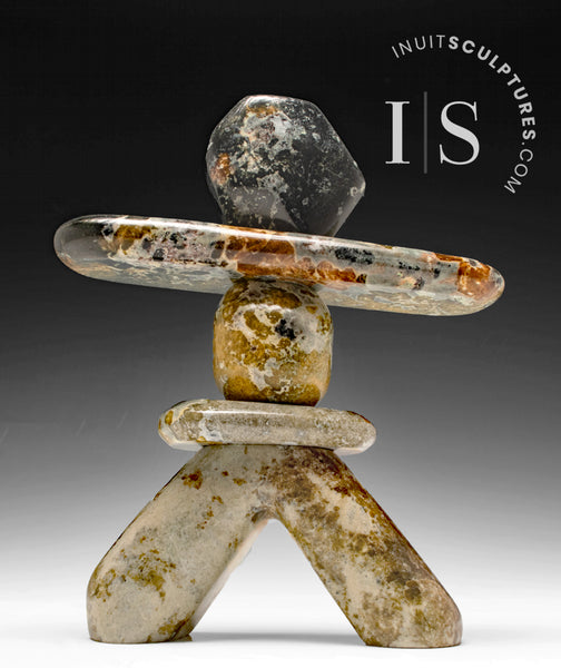 10" SIGNATURE Inukshuk by Paul Bruneau *Tin Man*