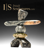 9" SIGNATURE Inukshuk by Paul Bruneau *Pinky*