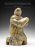 9" Mother and Child by Pits Qimirpik