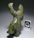 4.75" Dancing Bear by Tony Oqutaq