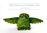 10" "Covid Collection" Apple Green Bird Chick with Orange Pekoe eyes by Toonoo Sharky