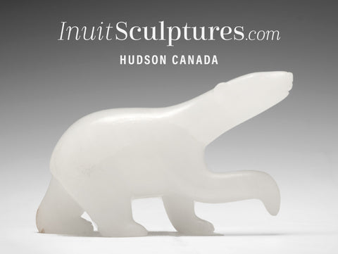 6" Walking Polar Bear by Quaraq Nungusuitok *Icicle*